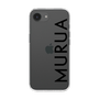 スリムプロテクションケース［ MURUA - ロゴ - Black ］