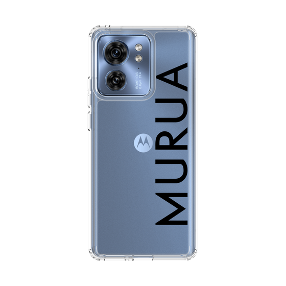 スリムプロテクションケース［ MURUA - ロゴ - Black ］