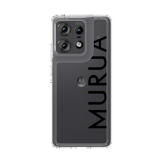 スリムプロテクションケース［ MURUA - ロゴ - Black ］