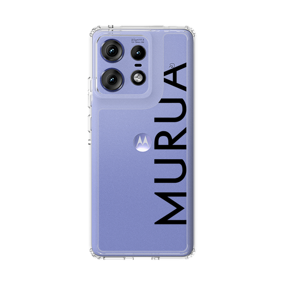 スリムプロテクションケース［ MURUA - ロゴ - Black ］