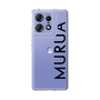 スリムプロテクションケース［ MURUA - ロゴ - Black ］