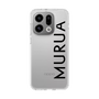スリムプロテクションケース［ MURUA - ロゴ - Black ］