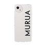 スリムプロテクションケース［ MURUA - ロゴ - Black ］