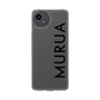 スリムプロテクションケース［ MURUA - ロゴ - Black ］