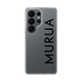 スリムプロテクションケース［ MURUA - ロゴ - Black ］