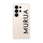スリムプロテクションケース［ MURUA - ロゴ - Black ］