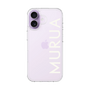 スリムプロテクションケース［ MURUA - ロゴ - White ］