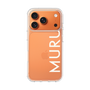 スリムプロテクションケース［ MURUA - ロゴ - White ］