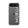 スリムプロテクションケース［ MURUA - ロゴ - White ］