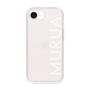 スリムプロテクションケース［ MURUA - ロゴ - White ］