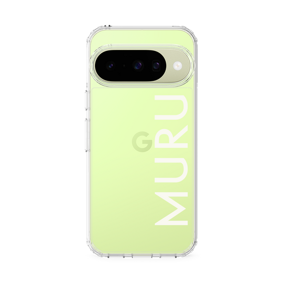 スリムプロテクションケース［ MURUA - ロゴ - White ］
