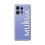 スリムプロテクションケース［ MURUA - ロゴ - White ］