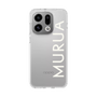 スリムプロテクションケース［ MURUA - ロゴ - White ］
