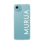 スリムプロテクションケース［ MURUA - ロゴ - White ］