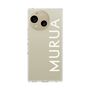 スリムプロテクションケース［ MURUA - ロゴ - White ］