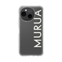 スリムプロテクションケース［ MURUA - ロゴ - White ］