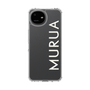 スリムプロテクションケース［ MURUA - ロゴ - White ］