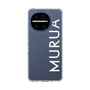 スリムプロテクションケース［ MURUA - ロゴ - White ］