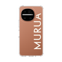 スリムプロテクションケース［ MURUA - ロゴ - White ］