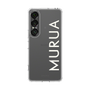 スリムプロテクションケース［ MURUA - ロゴ - White ］