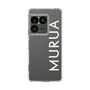 スリムプロテクションケース［ MURUA - ロゴ - White ］