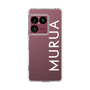 スリムプロテクションケース［ MURUA - ロゴ - White ］