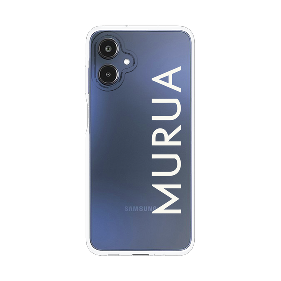 スリムプロテクションケース［ MURUA - ロゴ - White ］