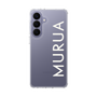 スリムプロテクションケース［ MURUA - ロゴ - White ］