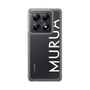スリムプロテクションケース［ MURUA - ロゴ - White ］