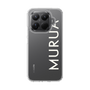 スリムプロテクションケース［ MURUA - ロゴ - White ］