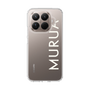 スリムプロテクションケース［ MURUA - ロゴ - White ］