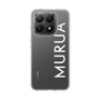スリムプロテクションケース［ MURUA - ロゴ - White ］