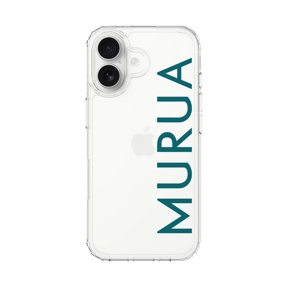スリムプロテクションケース［ MURUA - ロゴ - Green ］