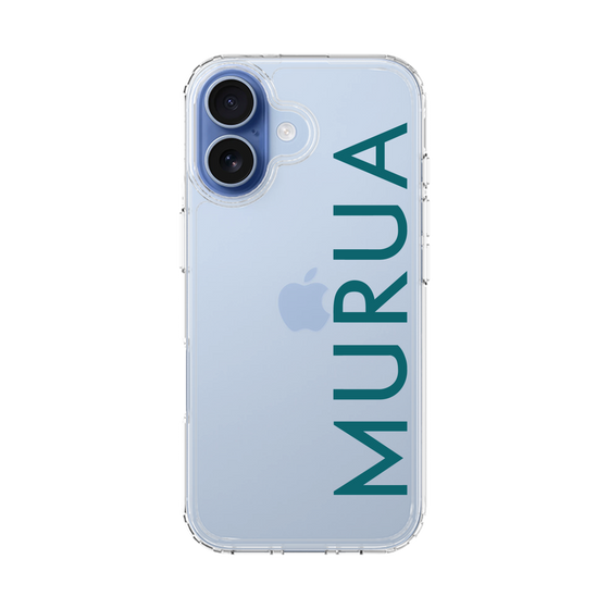 スリムプロテクションケース［ MURUA - ロゴ - Green ］