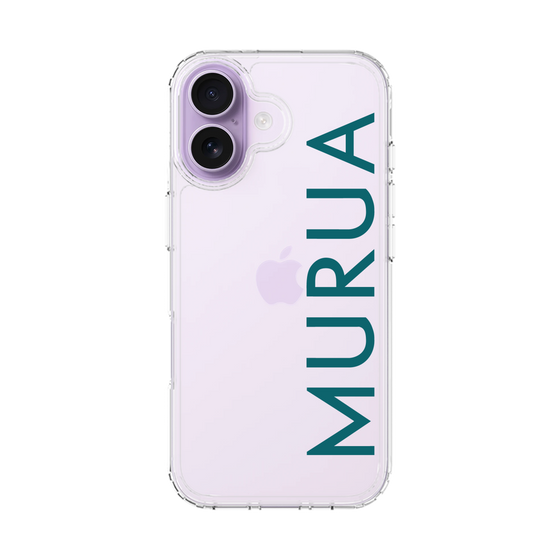 スリムプロテクションケース［ MURUA - ロゴ - Green ］