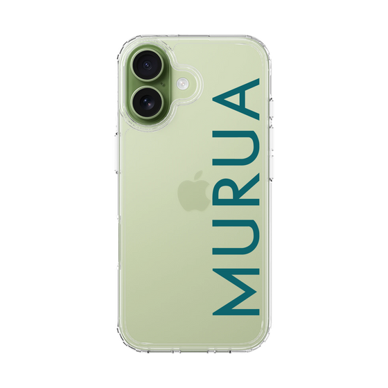 スリムプロテクションケース［ MURUA - ロゴ - Green ］