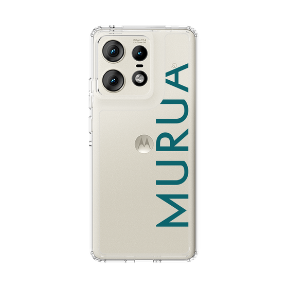 スリムプロテクションケース［ MURUA - ロゴ - Green ］