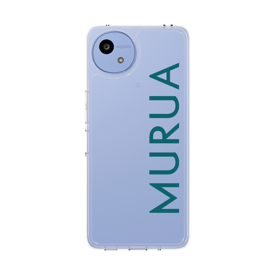 スリムプロテクションケース［ MURUA - ロゴ - Green ］