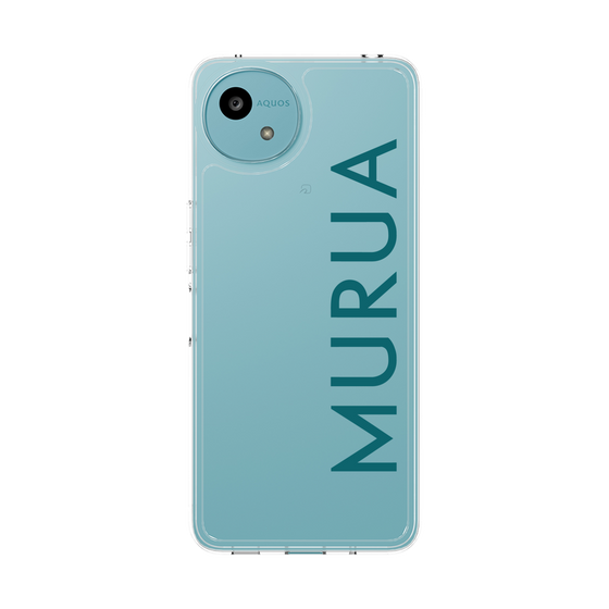 スリムプロテクションケース［ MURUA - ロゴ - Green ］