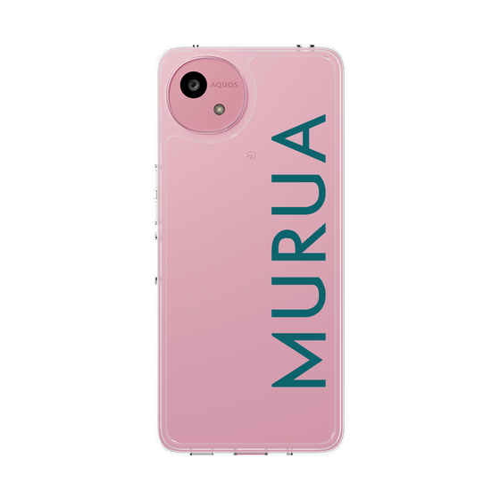 スリムプロテクションケース［ MURUA - ロゴ - Green ］