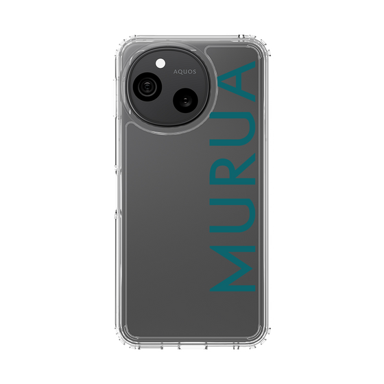 スリムプロテクションケース［ MURUA - ロゴ - Green ］