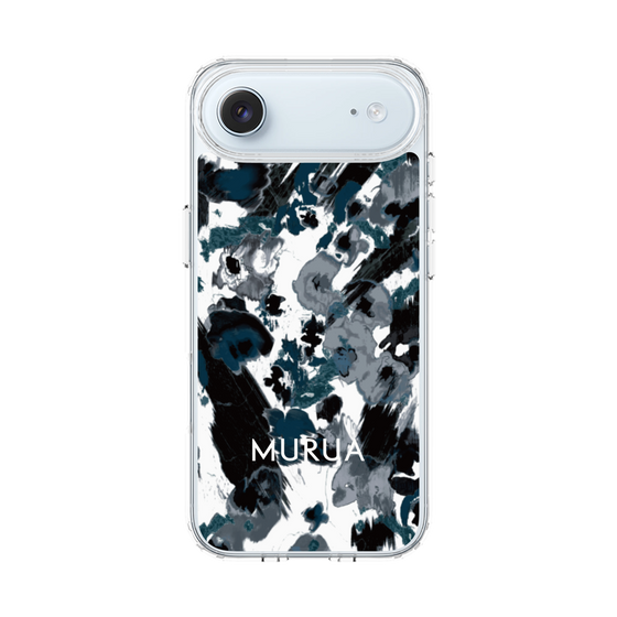 スリムプロテクションケース［ MURUA - アートプリント - Black × White ］
