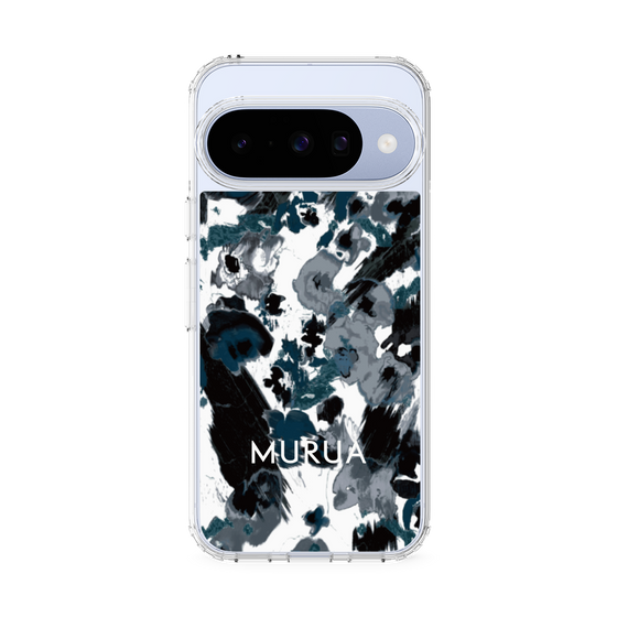 スリムプロテクションケース［ MURUA - アートプリント - Black × White ］