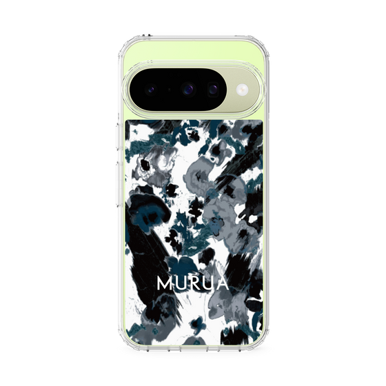 スリムプロテクションケース［ MURUA - アートプリント - Black × White ］