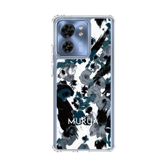 スリムプロテクションケース［ MURUA - アートプリント - Black × White ］