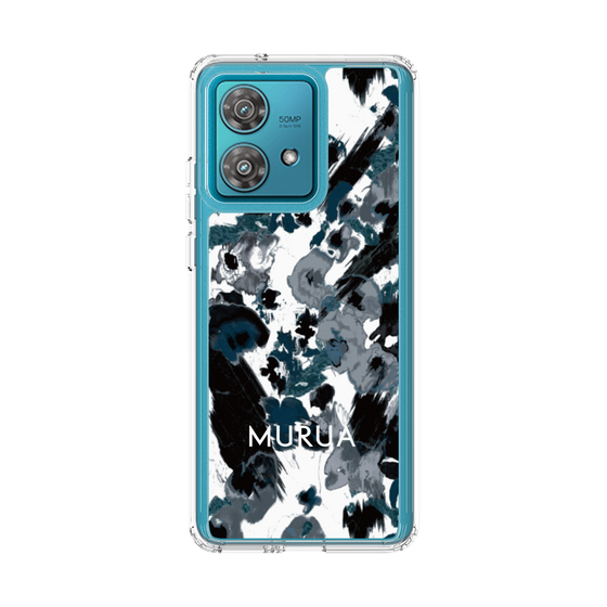 スリムプロテクションケース［ MURUA - アートプリント - Black × White ］