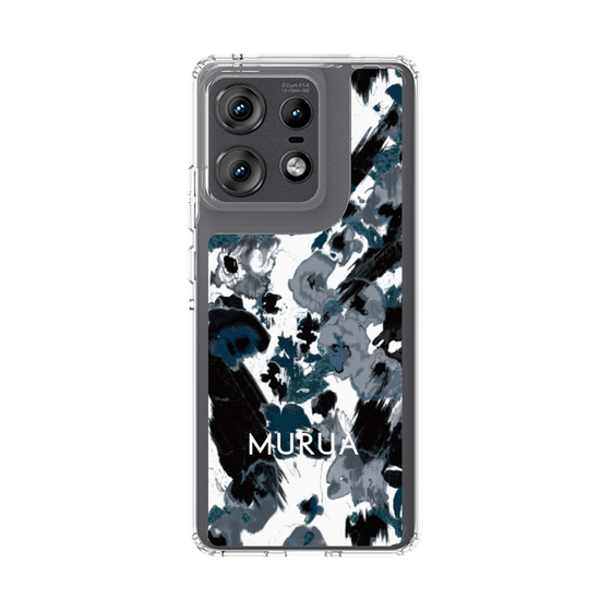 スリムプロテクションケース［ MURUA - アートプリント - Black × White ］