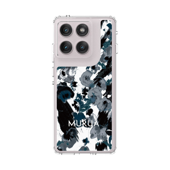 スリムプロテクションケース［ MURUA - アートプリント - Black × White ］