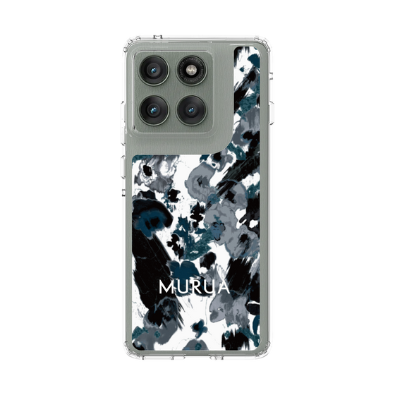 スリムプロテクションケース［ MURUA - アートプリント - Black × White ］