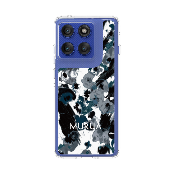 スリムプロテクションケース［ MURUA - アートプリント - Black × White ］